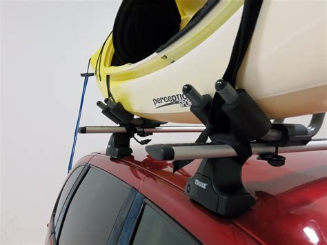 Sportrack Kayak Carrier With Tie Downs J Style Fixed Arms Roof