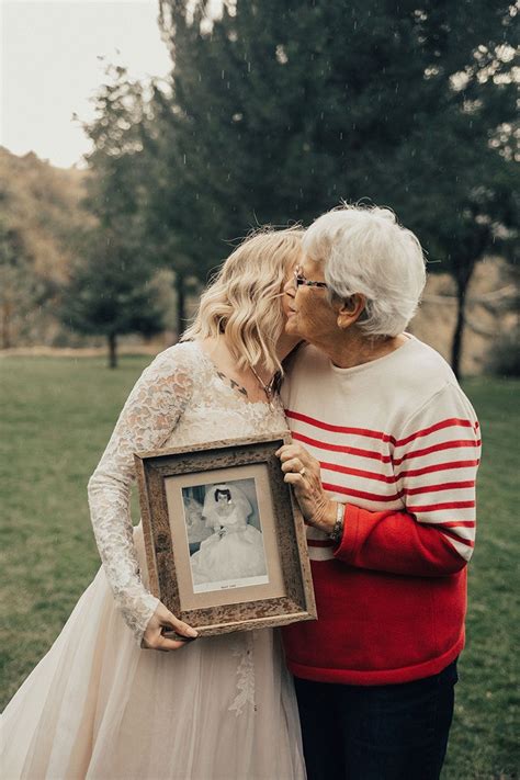 Bride Wears Her Grandmothers Wedding Dress From The 1960s