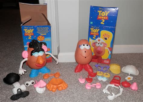 Limited Edition Toy Story Mr And Mrs Potato Head Kissing 3d Printed