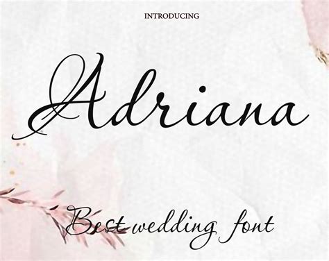 Wedding Font Modern Font Instant Download Digital Font Etsy Digital