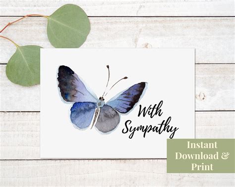 Best Sympathy Cards Free Printable Printable Template Ideas