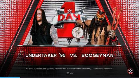 WWE 2K23 Undertaker Vs Boogeyman YouTube