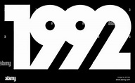 1992 28TV series29 logo Stock Photo - Alamy