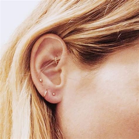 15 Cool Girl Ear Piercings We Discovered On Pinterest Cool Ear