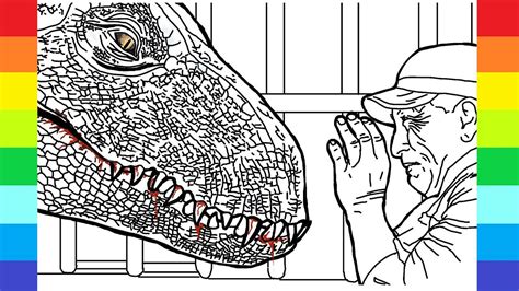 Jurassic World Coloring Pages Indoraptor