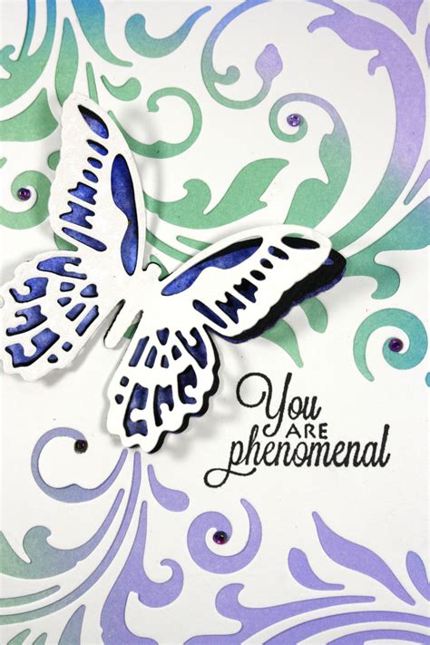 You Are Phenomenal Greeting Card In Blue Purple And Green A Etsy