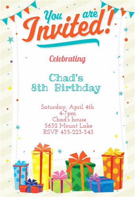 Microsoft Word Birthday Invitation Template Lovely You Are Invited F