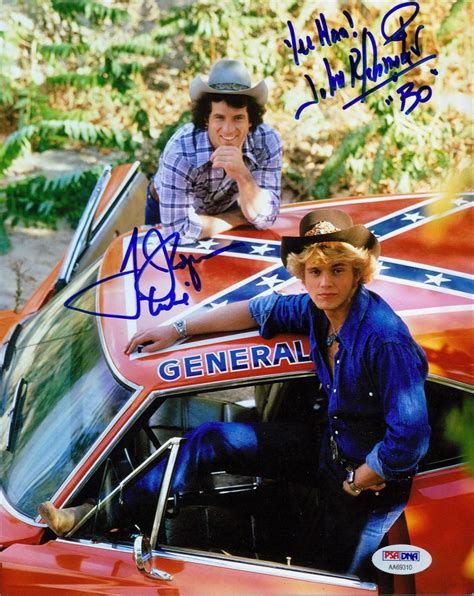 John Schneider And Tom Wopat Signed Dukes Of Hazzard 8x10 Photo