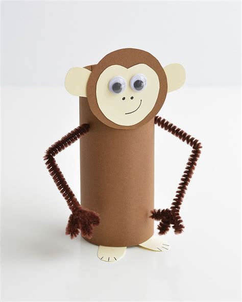 Paper Roll Animals Inspired By Wonder Park Monkey Crafts Toilet