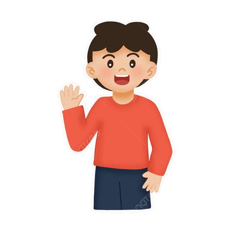 Helloboy Boy Cartoon Hello Png Transparent Clipart Image And Psd