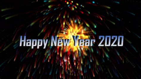 New Years Eve 2020 Firework Particle Animation Youtube