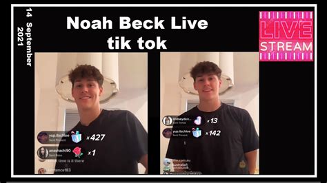 Noah Beck Tik Tok Live September 14 2021 Youtube