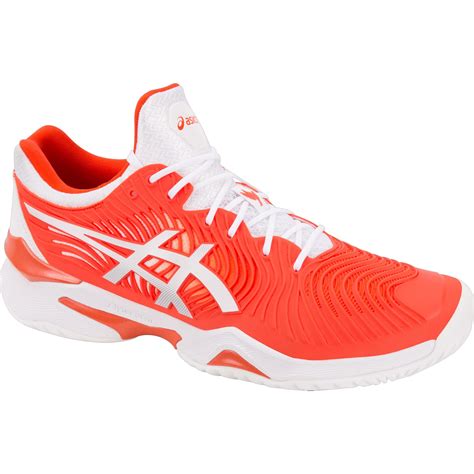 Asics Mens Court FF 2 Novak Tennis Shoes - Cherry Tomato/White