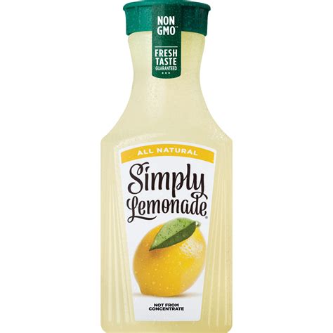 Simply Lemonade, All Natural Non-GMO, 52 fl oz - Walmart.com
