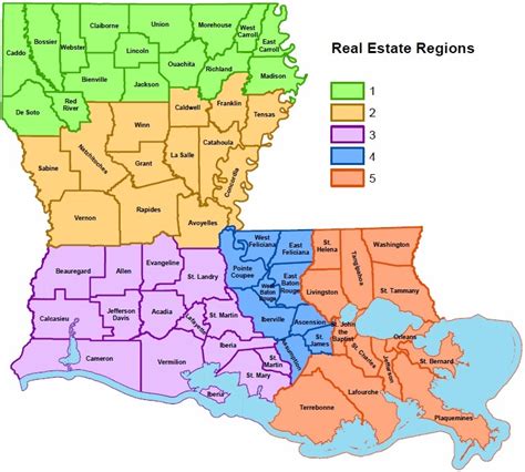 Louisiana Map With Parishes Images Iqs Executive