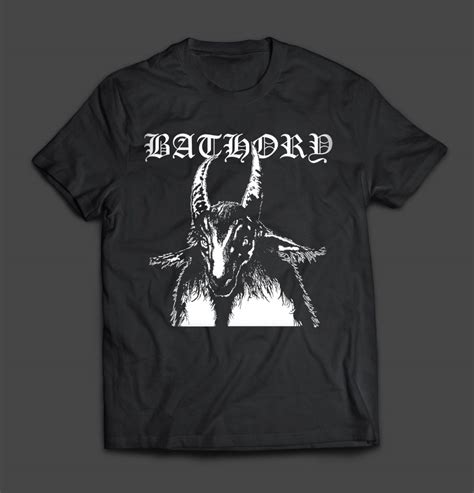 Deathrune Bathory Goat White T Shirt