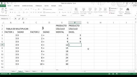 Formula De Multiplicar No Excel