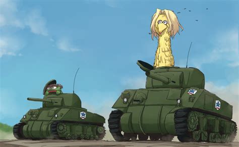 Kay Alisa Oscar The Grouch And Big Bird Girls Und Panzer And 1 More