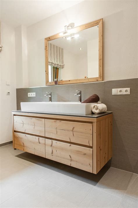Badmöbel in Fichte Altholz | Bathroom | Badezimmer ...