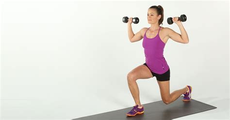 Dumbbell Reverse Lunge Popsugar Fitness Uk