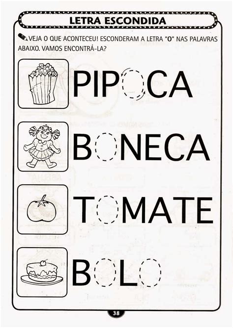 Atividades Infantil Alfabetização Para Imprimir