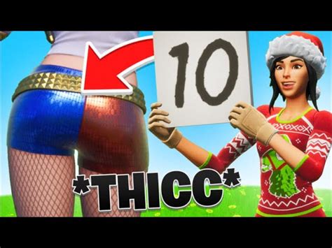Fortnite Skins Thicc Uncensored Top Ten Thicc Fortnite Skins Cloudy