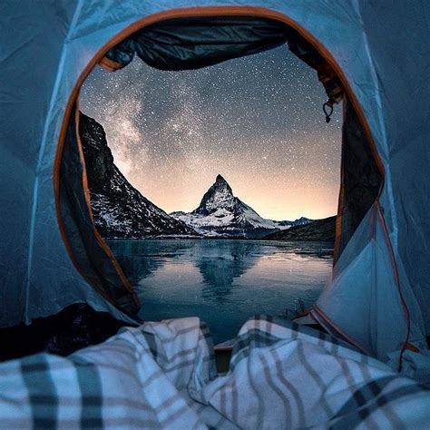 Nature Travel On Instagram Falling Asleep Beneath The Matterhorn 🏔
