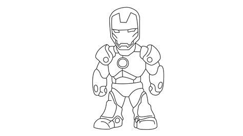 How To Draw Iron Man In 12 Simple Steps For Kids Verbnow