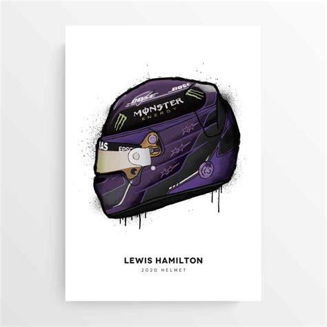 Hamilton expressed his displeasure over just one helmet design change per season. Lewis Hamilton 2020 Black Lives Matter Formula 1 Helmet (White) | The GPBox