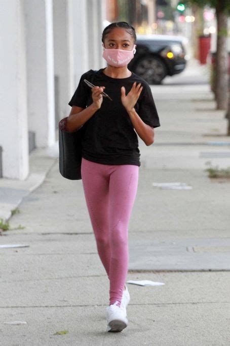 Skai Jackson Arriving For Dance Practice At The Dwts Studio In Los