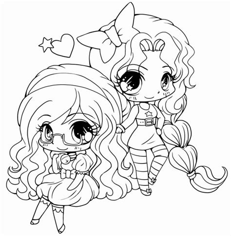 Kawaii Cute Anime Coloring Pages Loveyourlife S