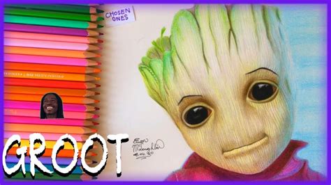 Baby Groot Marvel Studios Ii How To Draw Baby Groot Step By Step