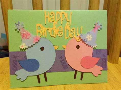 Birthday Card Made By Jennifer Wagner Using Cricut Create A Critter 2
