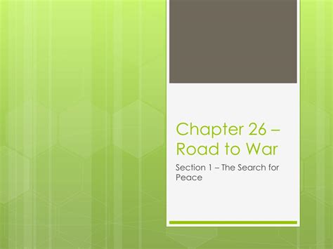 Ppt Chapter 26 Road To War Powerpoint Presentation Free Download