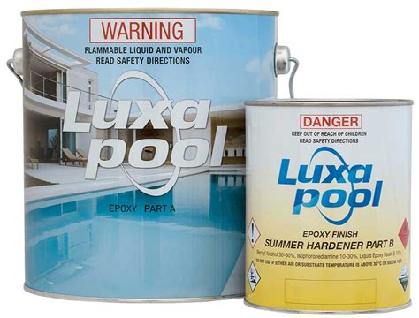Luxapool 35 Litre Epoxy Paint Kit Standard And Designer Colours