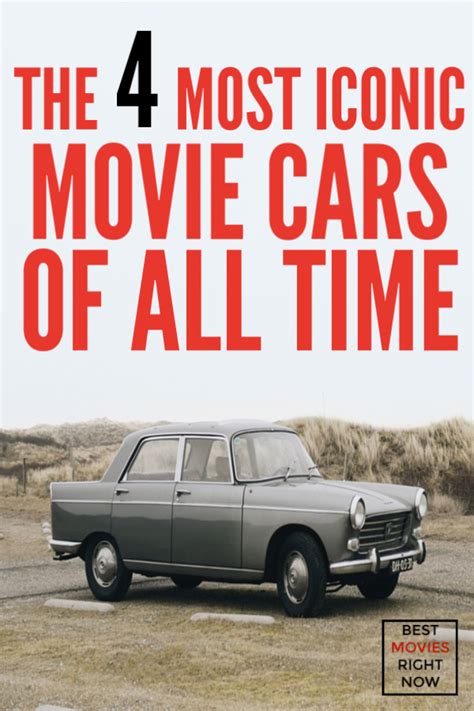 The Four Most Iconic Movie Cars Of All Time