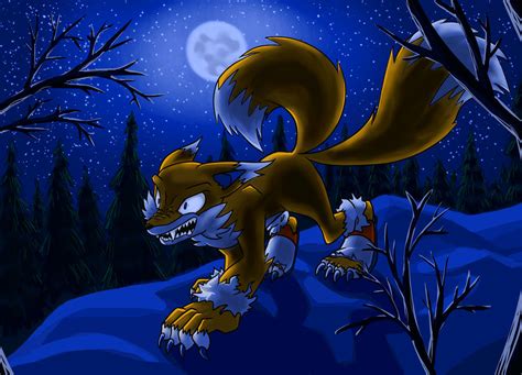 Tails The Werefox By Elynthie On Deviantart