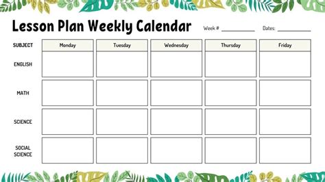 Customizable Printable Weekly Calendar 2024 Calendar Printable