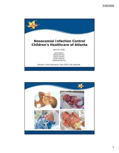 Nosocomial Infection Control In The Neonatal Intensive Care Unit