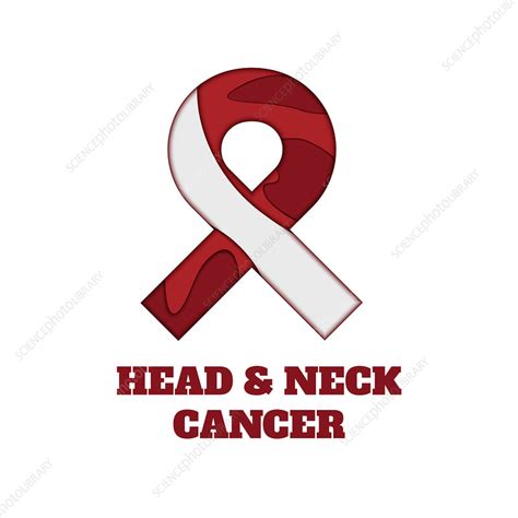 Head And Neck Cancer Awareness Illustration Stock Image C0540886