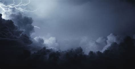 Lightning Dark Sky Clouds Storm Wallpaper Hd Image Picture