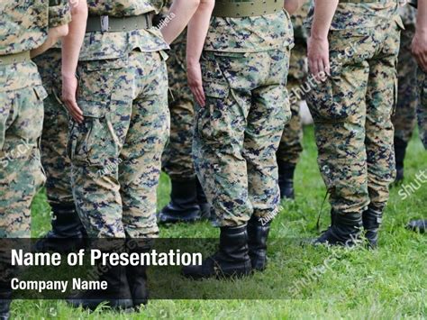 Ceremonial Guard Soldiers National Powerpoint Template Ceremonial