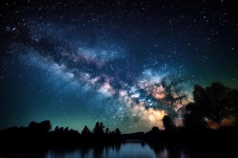 Premium Photo Universe In The Night Sky