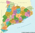 Mapa de Catalunya, más de 100 imágenes para descargar e imprimir ...