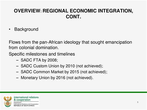 Secret Branch Africa Briefing To Parliamentary Portfolio Commmittee On International Relations