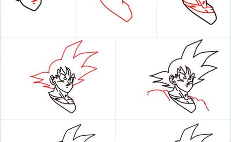 How To Draw Goku In A Few Easy Steps Easy Drawing Guides Goku Drawing