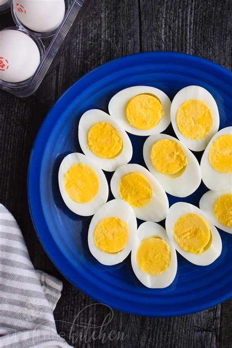 6 ingredients 6 eggs water, to cover ice, for ice bath preparation place eggs in a pot. Perfect Hard-Boiled Eggs (Every Time) - Olga in the Kitchen
