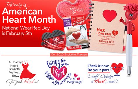 Womens Heart Health Promotional Products American Heart Month