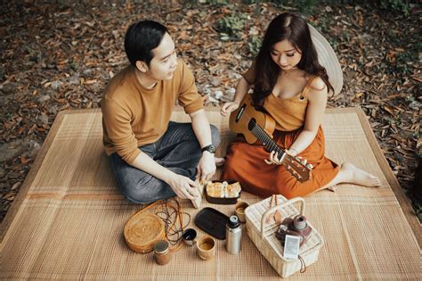 villa and forest picnic engagement shoot of janissa and kresna in 2023 picnic engagement pre