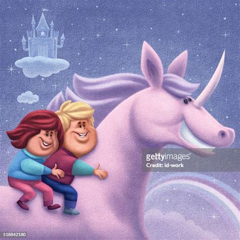 Person Riding Unicorn Photos And Premium High Res Pictures Getty Images
